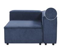 Corner Seat ARDAL Corduroy Dark Blue Left Hand