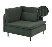 Corner Seat EGERIS Corduroy Dark Green