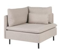 Beliani Corner Seat Egeris Fabric Beige