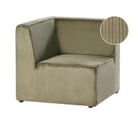 Corner Seat LEMVIG Corduroy Green Left Hand