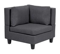 Fabric Corner Section Dark Grey UNSTAD