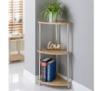 Corner Shelf 3 Tier Unit Free Standing Organizer Rack Storage Shelves G-0123