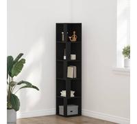 Corner Cabinet Rack Standing Shelf Storage Cabinet Engineered Wood vidaXL