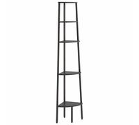 (light brown, 45.5 x 31.5 x 180 cm) vidaXL Corner Shelf Bookcase Bookshelf Shelving Unit Storage Rack Organiser