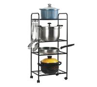 Corner Shelf Pot and Pan Rack Space Saving Kitchen Organizer for Efficient Storage of Pots Pans and Saucepans Ideal Kitchen Solution for Maximizing Space