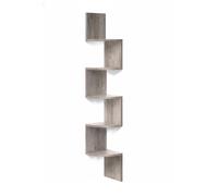 Relaxdays Corner wall shelf 5 levels