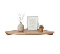 Corner shelf, wall shelf, wall decoration shelf, floating corner shelf, walnut