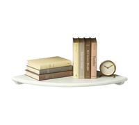 Relaxdays Corner wall shelf walnut