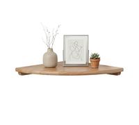 Corner shelf, wall shelf, wall decoration shelf, floating corner shelf, walnut