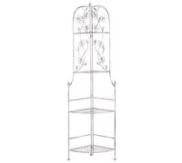Corner Shelving Unit BIELLA Metal 35 cm 35 cm White