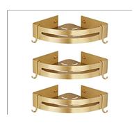 Corner Shower ShelfBrushed d Aluminum Bathroom Corner Rack WallMounted nizer for Shampoo and Toiletries SpaceSaving Bathroom Sto Solut