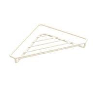 Corner Sink Rack Triangular Stainless Steel Scrubber Draining Shelf | Sink Corner Caddy for Vanity Home Cupboard Cabinet Drawer Counter Countertop RV