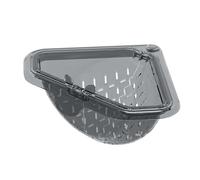 Corner Sink Strainer - 2025 New Upgraded Suction Sink Drain Basket | Automatic Dumping Sink Food Waste Tray, Triangle Drying Strainer Corner Basket
