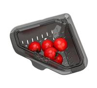 Corner Sink Strainer - Magnetic Suction and Drying Filter, Triangular Drain Strainer and Collection Basket for the Corner | For Food Scraps Fruit Vegetables Waste during Cooking
