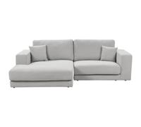 Corner Sofa 3 Seater LOFOTEN Fabric Light Grey Right Hand