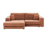 Beliani Right Hand 3 Seater Corner Sofa Red Lofoten, Red