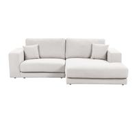 Beliani Corner Sofa 3 Seater Lofoten Fabric Off-White Left Hand