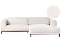 Corner Sofa 4 Seater VENG Boucle Off-White Left Hand