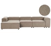 Corner Sofa ARDAL Taupe Right Hand