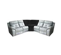 Corner Sofa Cover 1 Piece Additional Corner Seat Cover Sectional Recliner Sofa Slipcover Velvet Stretch Soft Corner Piece for Reclining L Shape Sofa Couch (Black)
