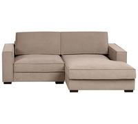 Beliani Corner Sofa Kolding Fabric Taupe Left Hand