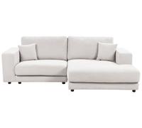 Corner Sofa LOFOTEN Off-White Fabric Left Hand