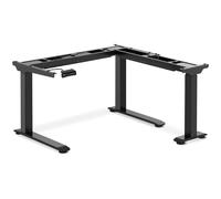Corner Standing Desk Frame Height-adjustable for Sitting & Standing Height: 60-125 cm Width: 110-190 cm (Left) / 110-190 cm (Right) Angle: 90 ° 150 kg Black