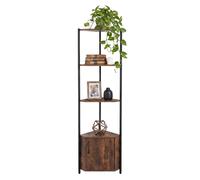 Corner storage unit bookcase kitchen freestanding shelf