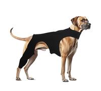 Corner Teeth Protection Thigh Support Wrap Anti-Lick Puppy Guard Dog Leg Cover for Post-Operative Recovery Pet Rehabilitation Injuries, Cuts and Healing More Comfortable Breathable