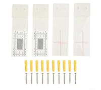 Corner Tell Tale Crack Monitor 2-Pack Plastic Wall Gauge