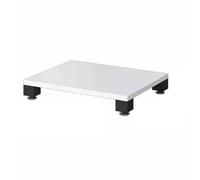 Corner TV Stand - 4-Tier Media Cabinet with Ample Storage for Audio & Video Stylish White Finish Space-Saving Design for Living Room & Home Theater (23.6"x18.8"x3.9")