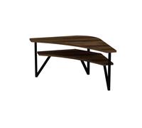 Corner TV Unit TV Stand Entertainment Center Lotte - Light Walnut