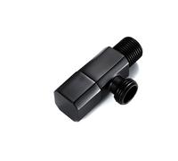 Corner Valve Black 1/2 X 3/8 Inch Corner Regulating Valve Brass Valve Bathroom