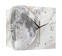 Corner Wall Clock with Design, Wall Decoration, Double-Sided, No Required, Ideal for The Kitchen, Multi, 30x30x30cm