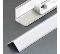 Corner Wall Guards White Table Edge Trim Protector Metal Shield for Drywall & Wallpaper Self Adhesive Fur Edging Narrow/Wide Design Wall Protection Solution