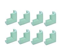 Corners Table Edge Guard Corner Guards Protective Cushion Pad 50 x 35 x 15 mm Light Green 8 Pieces