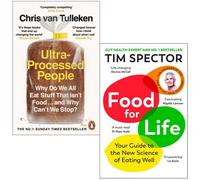 Cornerstone Ultra-Processed People & Food For Life 2 Books Collection Set By Tim Spector, Chris Van Tulleken