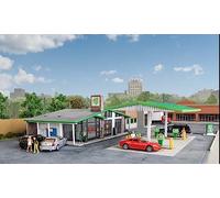 Cornerstone Walthers 933-3542 Modern Gas Station Model Kit, Multi-Colour, Small