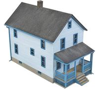 Cornerstone Walthers 933-3786 HO Scale Model Story Frame House Kit, 1/16" 12.7