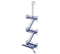 H0 Gauge - Fire Escape Rescue Staircase Kit - 3729 Neu