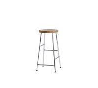 Cornet Bar Stool H65 Chrome/ Oiled Oak