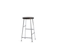 Cornet Bar Stool H65 Chrome/ Smoked Oak