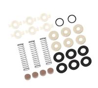 Cornet Piston Service Set 27 Piece Replacement Parts Bundle with Springs Felt Washers Drain Seal Pads Guide Pieces for Home Workshop Instrument Care Cornet Repair Parts Trumpet Maintenance Set Brass