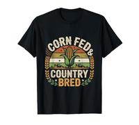 Cornfed and Country Bred Country Farm Roots Value Graphic T-Shirt
