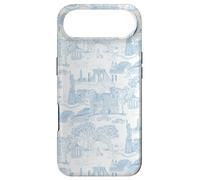 Cornflower Blue New York Toile, I Love NYC, Central Park Case for iPhone Air