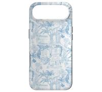 Cornflower Blue Preppy Italian Vacation Toile Case for iPhone Air