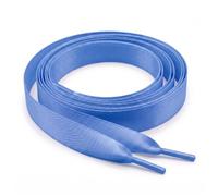 Cornflower Blue Ribbon Laces for Trainers 120cm - Satin Ribbon Shoelaces for Boots, Ideal Replacement Laces for Fashion Sneakers, Casual Shoes and Everyday Footwear