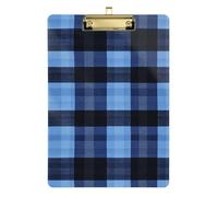 Cornflower Buffalo Turquoise Plaid Scottish Designed Storage Boxes Standard Hole For Legal Women Basketball Trainers Size 9x12