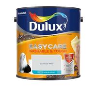 Cornflower White Dulux Easycare Matt Emulsion Paint 2.5L - Washable & Stain Resistant, Durable Matt Finish, Quick Dry, Low Odour Interior Wall & Ceiling Paint