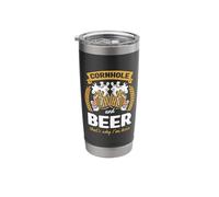 Cornhole and Beer That's Why I'm Here Cornhole Player Stainless Steel Insulated Tumbler